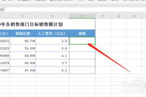 Excel表格中，如何根据利润来推算销售额？.