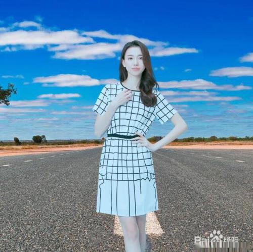 使用PS(Photoshop)给人物添加背景