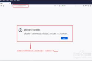 端口无法访问Firefox或者Chrome浏览器设置方法.