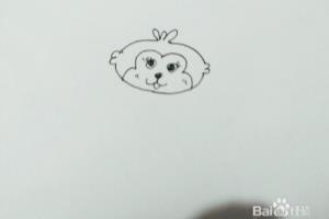 怎么教孩子画调皮的猴子简笔画？.