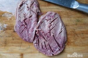 教你做青椒炒腰花.
