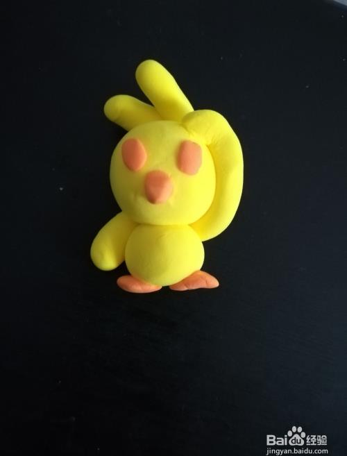 橡皮泥制作一个抖音非常火的小黄鸭
