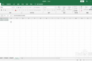 excel表格中长号码的两种输入方法.