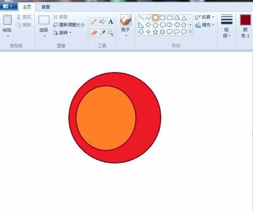 新手怎么用系统自带的画图软件画卡通闹钟