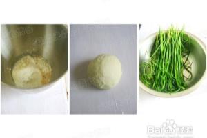韭菜鸡蛋包子的做法.