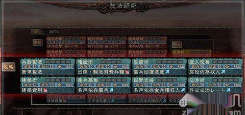 《三国志12》怎么研究技法详细攻略