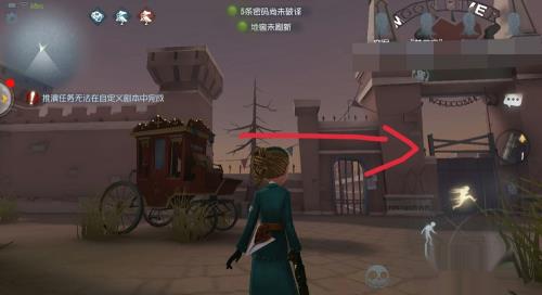 第五人格月亮河公园逃生门在哪里