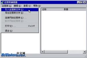 在Windows 98系统中恢复注册表.