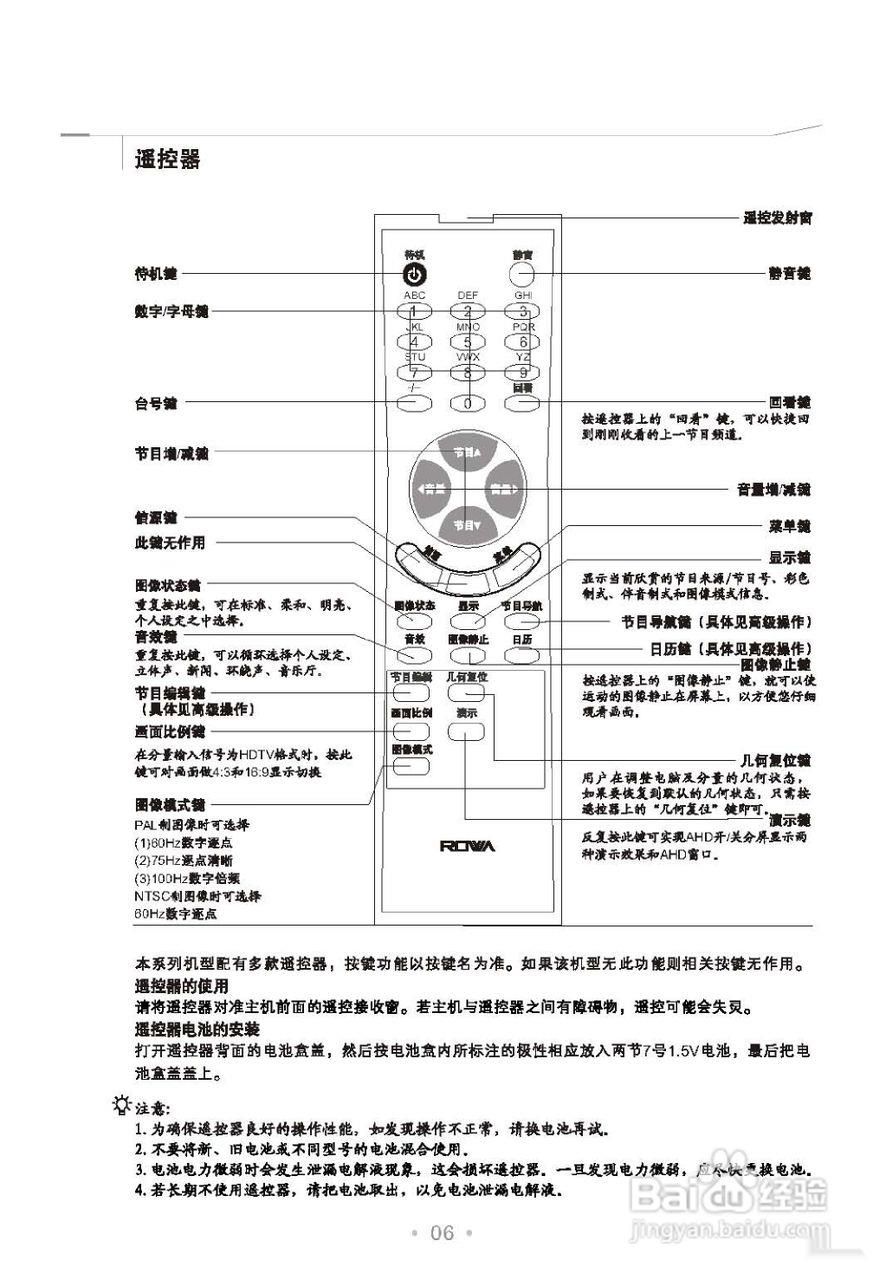 TCL王牌HD21V18SB彩电使用说明书