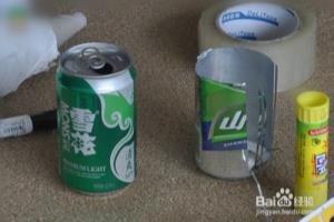 易拉罐制作小椅子.