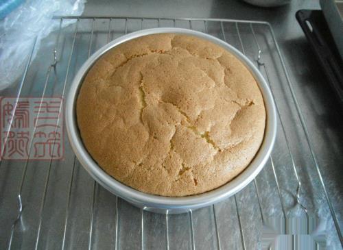 蜜豆戚风蛋糕