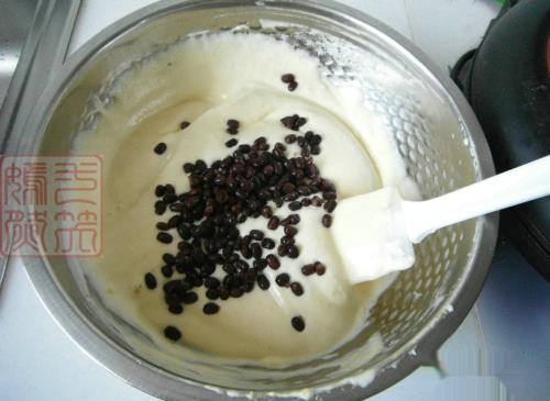 蜜豆戚风蛋糕