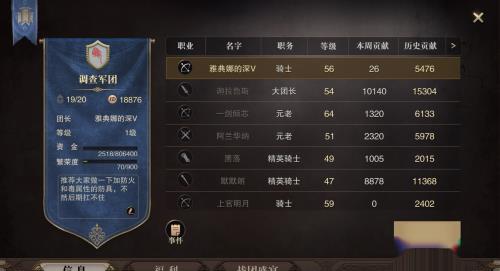 猎魂觉醒怎么战团任命?