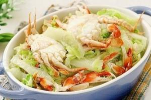 【生活分享】大闸蟹酱烧大白菜.