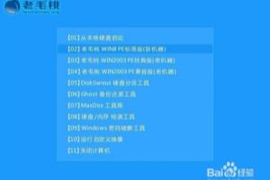 老毛桃u盘安装win8.