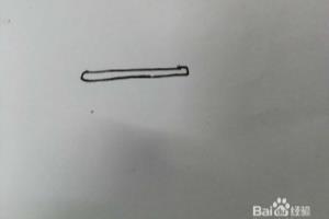 简笔画关闭的窗帘.