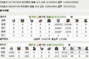 【烽火战国】关于烽火战国技能的战力计算.