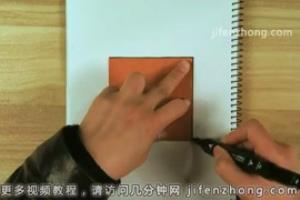 正方形简笔画之河马.