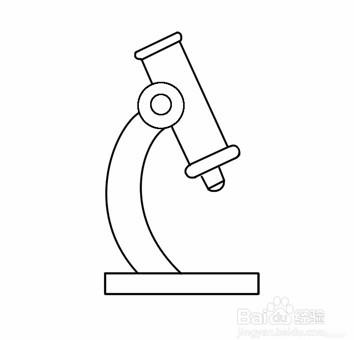 简笔画--如何画显微镜