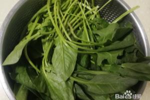 麻酱菠菜的做法.