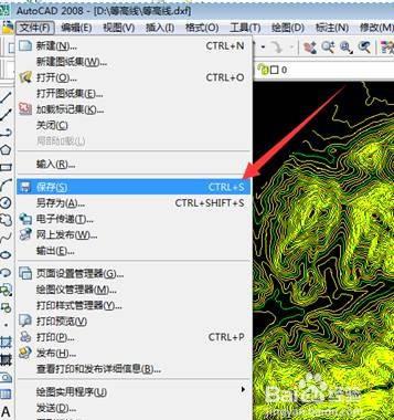 如何在CAD中实现等高线和影像完美叠加套合