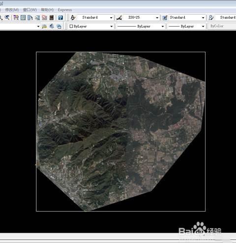 如何在CAD中实现等高线和影像完美叠加套合