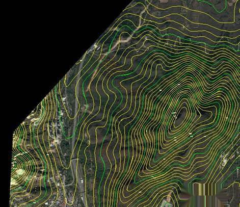 如何在CAD中实现等高线和影像完美叠加套合