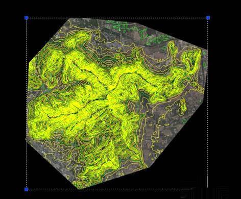如何在CAD中实现等高线和影像完美叠加套合