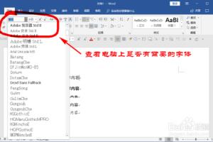 怎么一次性将word里的字体全部换成另一种字体.