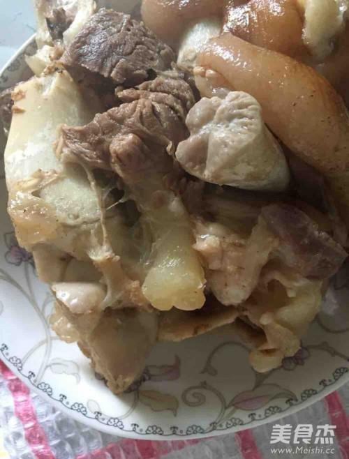 肉皮冻的家常做法