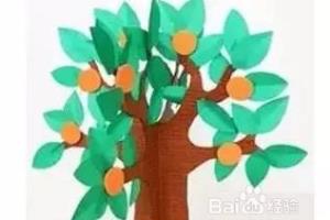 纸艺Diyの春天小树在成长-幼儿手工.
