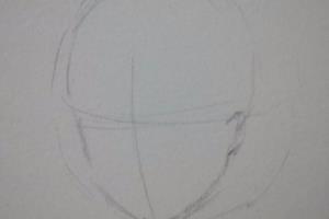 漫画少女半身像手绘速写教程.