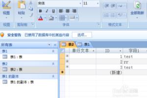 Microsoft Office Access数据表查看关系报告.