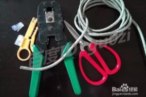 网络布线,工程师施工中RJ45水晶头网线头怎么做.