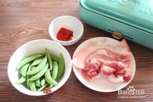 教你做甜豆南乳五花肉.