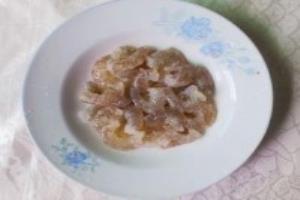 草菇炒虾仁教程.