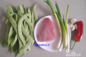 芸豆炒肉的做法.
