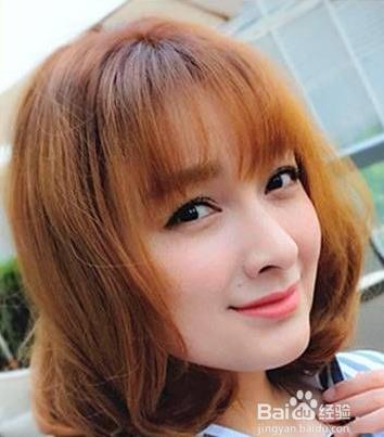 吴昕卷发发型图片
