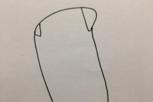 画一双拖鞋 拖鞋简笔画 儿童涂鸦画 儿童美术.