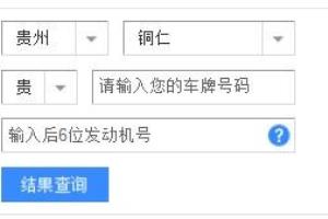 外地违章怎么查询.