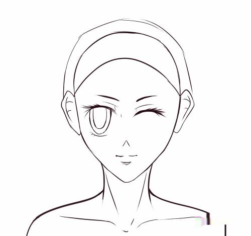 怎么画漫画人物的头发(女性)