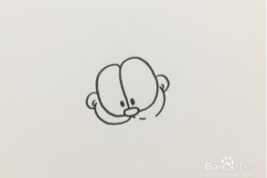 加菲猫怎么画.