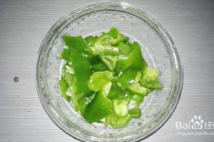 青椒土豆片我的晚餐.