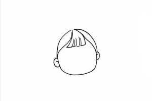 汉服少女简笔画教程.
