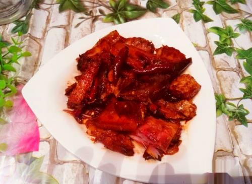 #美食# 红烧腊鱼