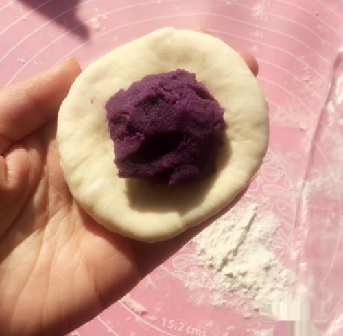 紫薯面包卷怎么做