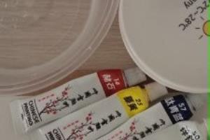 如何用没骨法画仙人掌.