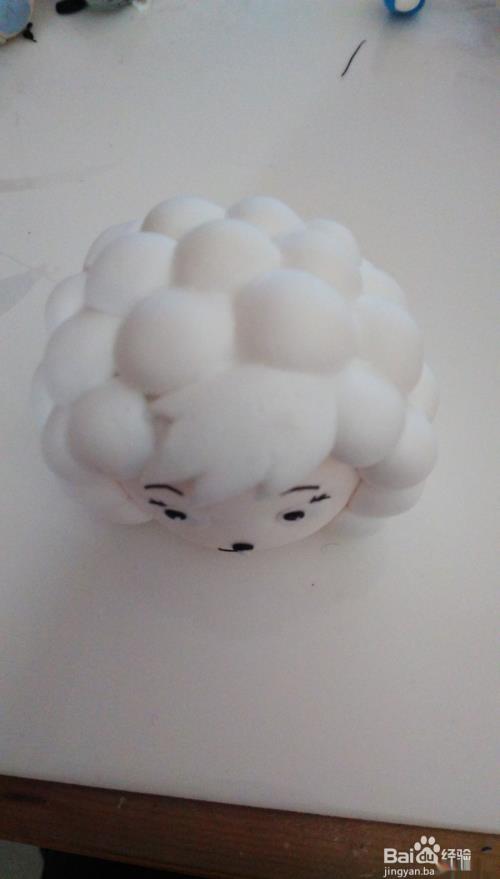 超轻粘土制作美羊羊
