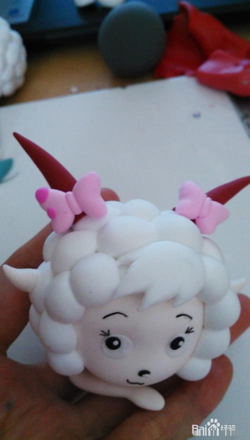 超轻粘土制作美羊羊