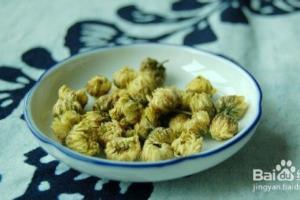 菊花茶的功效与作用.